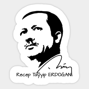 Recep Tayyip Erdogan - The President of Turkiye Sticker